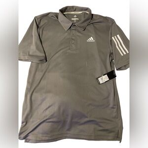 NWT Men’s Adidas 3 Stripe Sleeve Golf Polo